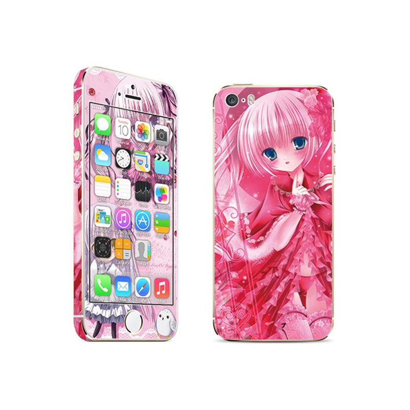 Apple iPhone 5S Skins Cartoon Cute Girl Full Body Decals Stickers Covers Screen Protector   MAC1338 188