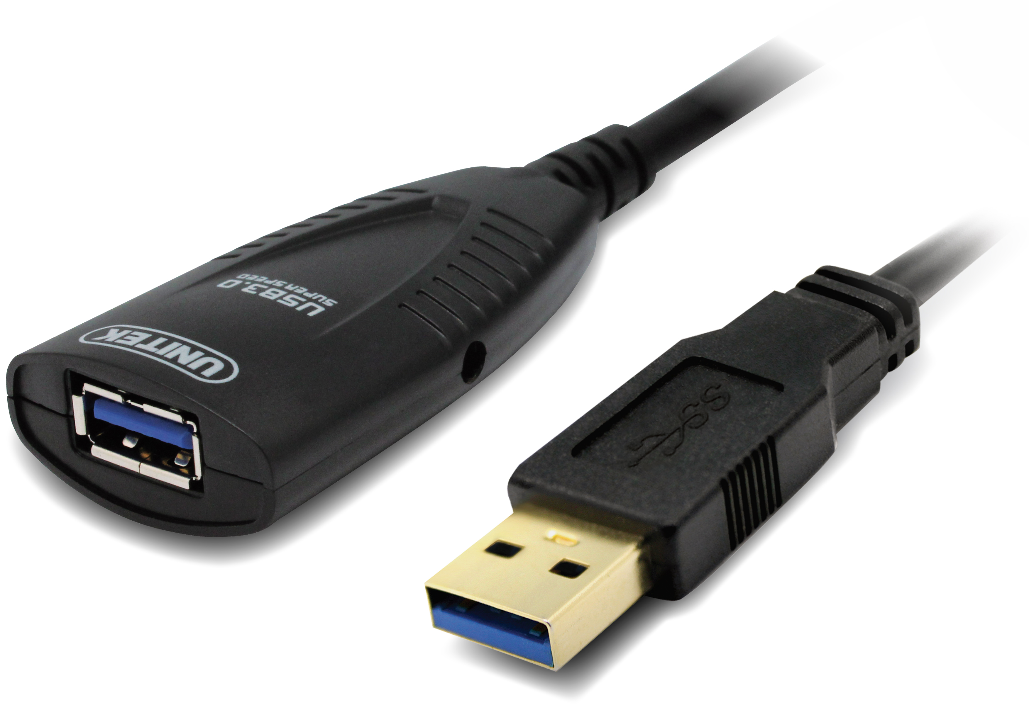 Coboc 6 ft. USB 2.0 A Male to A Female Extension Cable (Black)