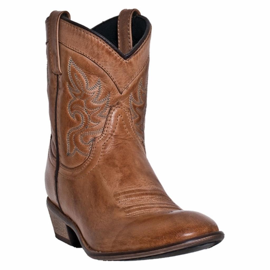 Dingo Western Boots Womens Antique 6” Shaft Collar 9.5 M Tan DI 862