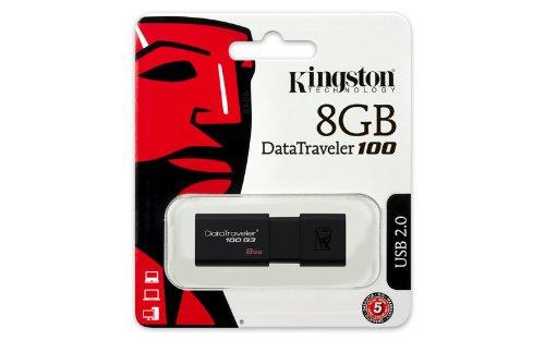 Kingston Technology 8GB 8G 8 G GB DataTraveler 100 Generation 3 USB 3.0 Drive HK217