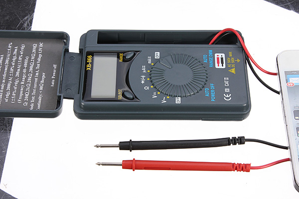 XB 866 LCD Mini Auto Range AC/DC Pocket Digital Multimeter Voltmeter Tester Tool