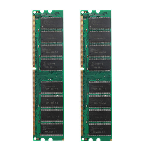 NEW 2GB 2X1GB PC3200 DDR 400 400Mhz 184 pin Non ECC Desktop PC DIMM Memory Ram