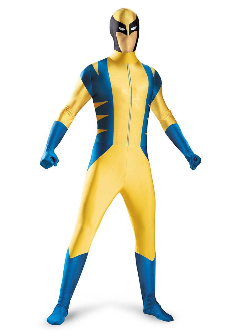 Adult / Teen Wolverine Lycra Bodysuit Costume by Disguise 50378