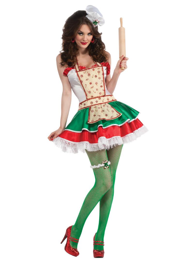 Adult Ginger sweetie Christmas Costume Rubies 880836