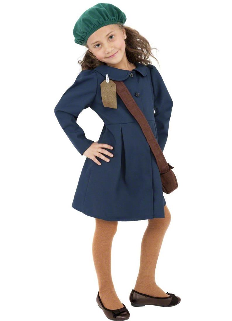 Child Wolrd War II Girl Costume Smiffys 38651