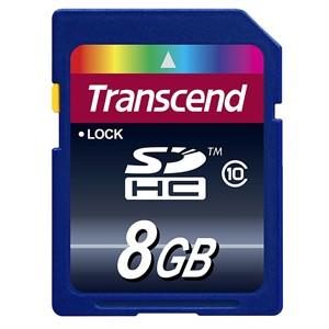 Transcend 204 0233 Transcend Class 10 Sdhc Flash Card, 8gb
