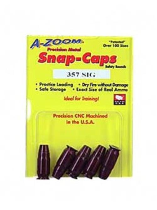 A Zoom 15159 Precision Snap Caps Safety Training .357 Sig 5 Pack AZ15159