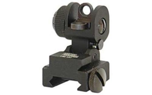 Promag A2 Adjustable Flip Up Folding Aluminum Rear Sight For .223 Flat Top PM137