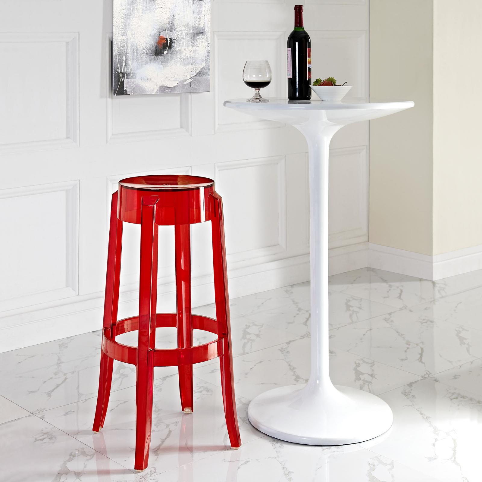 Casper Bar Stool in Red