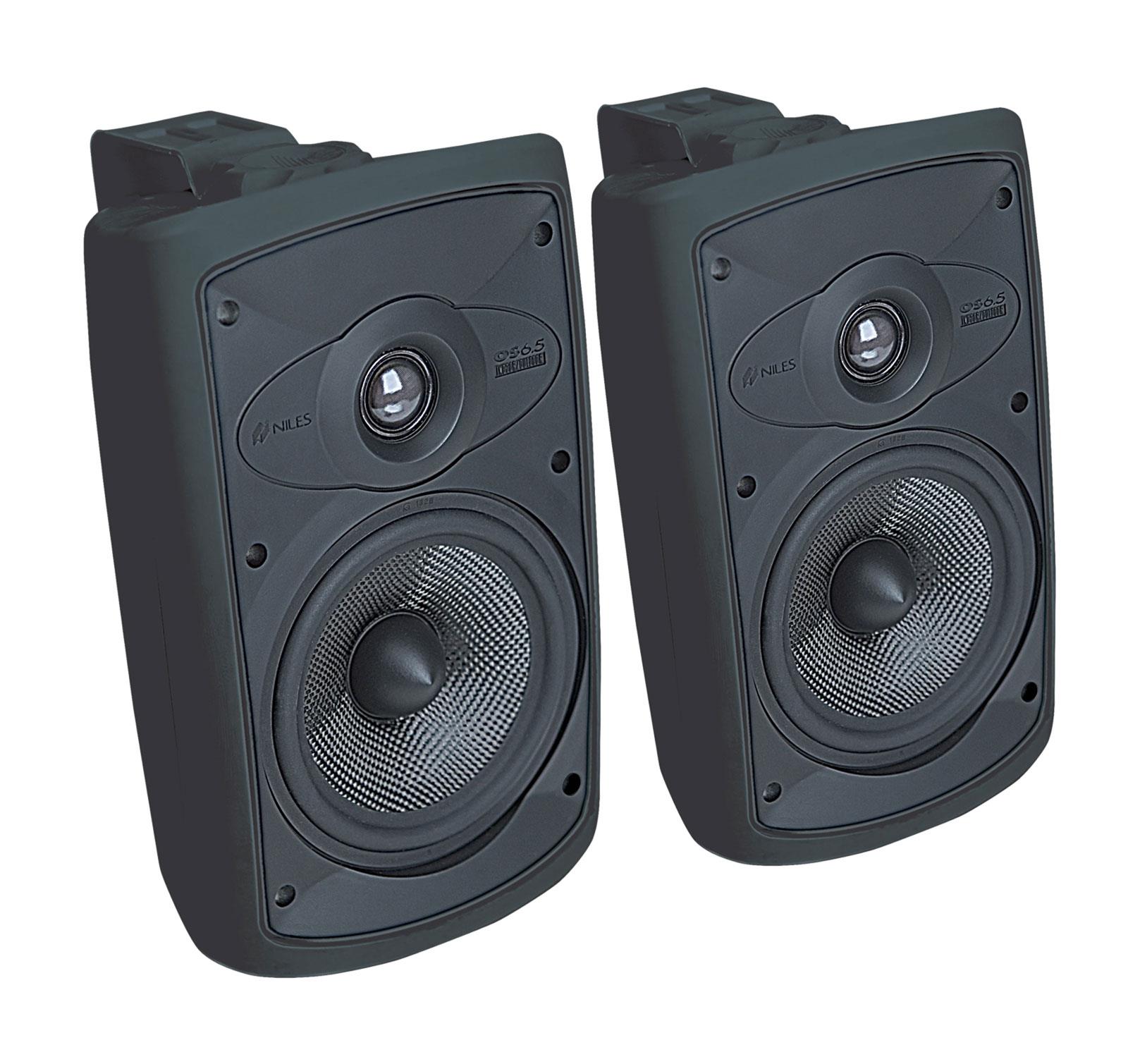 Niles OS6.5 Black (Pr.) 6 Inch 2 Way High Performance Indoor Outdoor Speakers