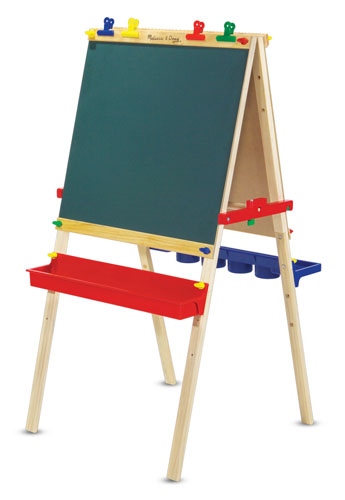 Deluxe Kids Wooden Easel w A Frame Design