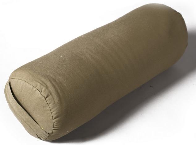 Round Yoga Bolster in Green