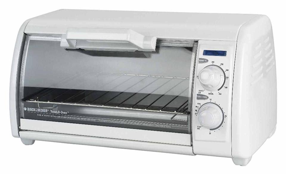 Black & Decker CTO4300W White CounterTop PerfectBroil Oven w/Pizza Bump