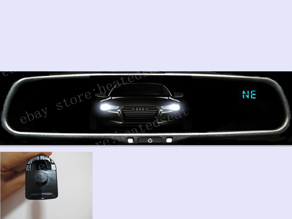 Auto dimming rear view mirror+ compass + temperature, fit some model Honda cars, trucks. Accord,Civic,Ridgeline,etc