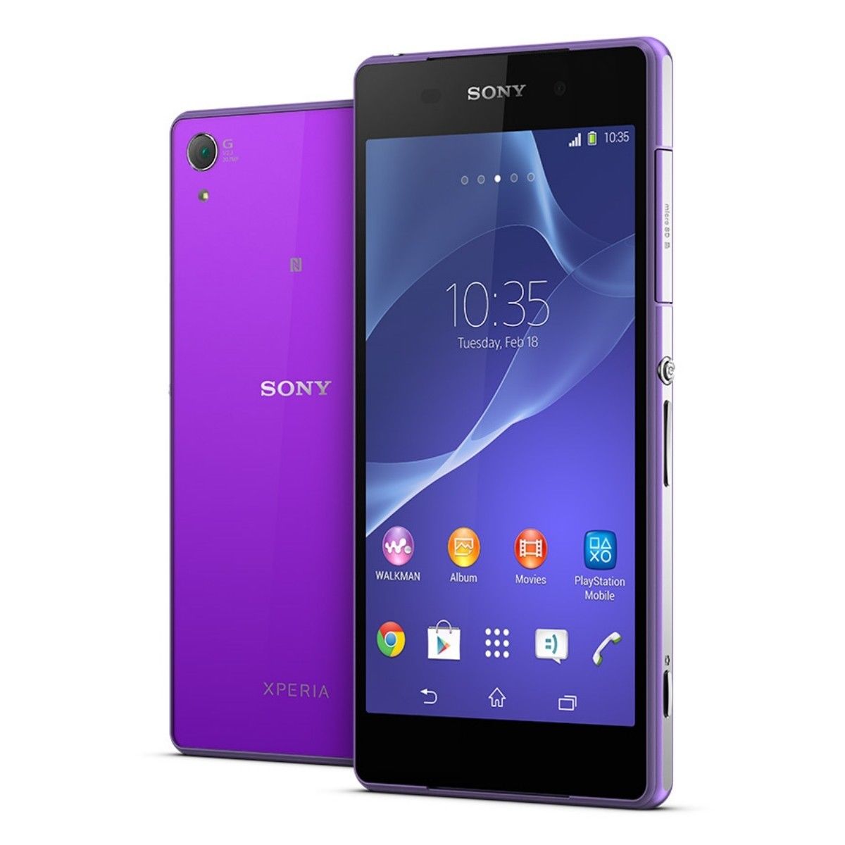 New Unlocked Sony XPERIA Z2 D6503 5.2" 16GB 4G LTE 2.3GHz Quad Core Phone   White
