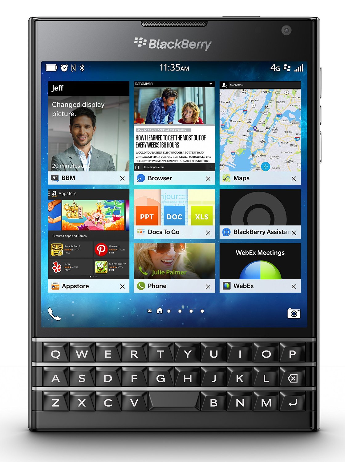 BlackBerry Passport   Factory Unlocked Smartphone   Black