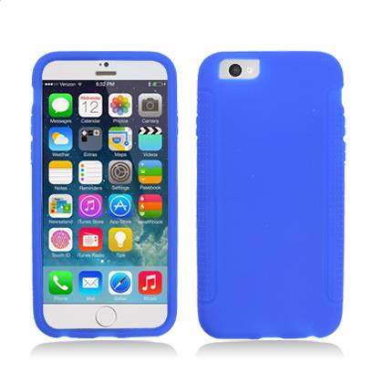Apple iPhone 6 4.7 inch Silicone Case   Blue Style (B2)
