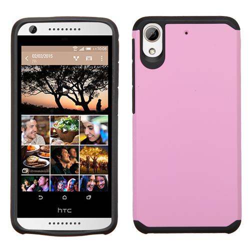 For Desire 626 Pink/Black Hybrid Astronoot Phone Protector Cover Case 