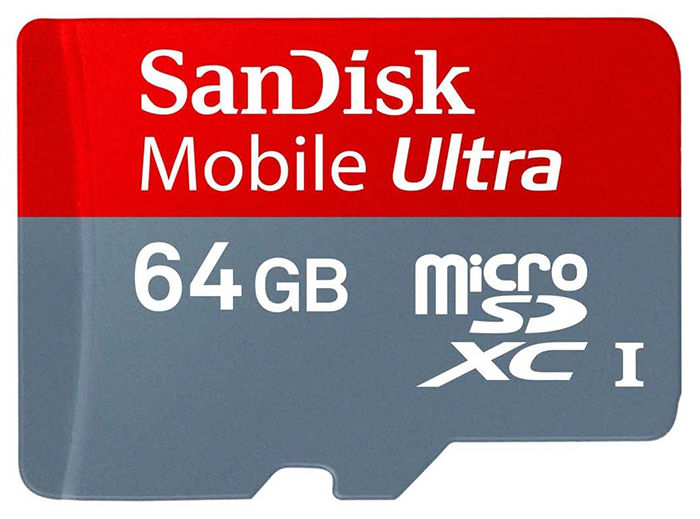 SanDisk 64GB MicroSD HC Mobile Ultra Class 10 Memory Card 64G SDSDQUA 064G U46A