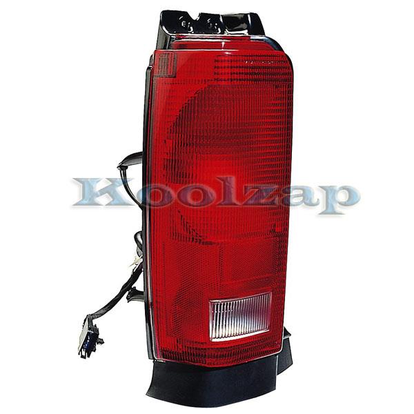 1987 1988 1989 1990 Dodge Caravan, Plymouth Grand Voyager & Chrysler Town & Country Taillight Taillamp Rear Brake Tail Light Lamp Left Driver Side (87 88 89 90) 