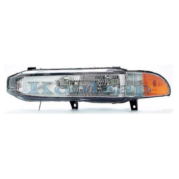 1994 1995 1996 Mitsubishi Galant Front Halogen Headlight Headlamp Head Light Lamp Assembly DOT/SAE Approved Right Passenger Side (94 95 96)