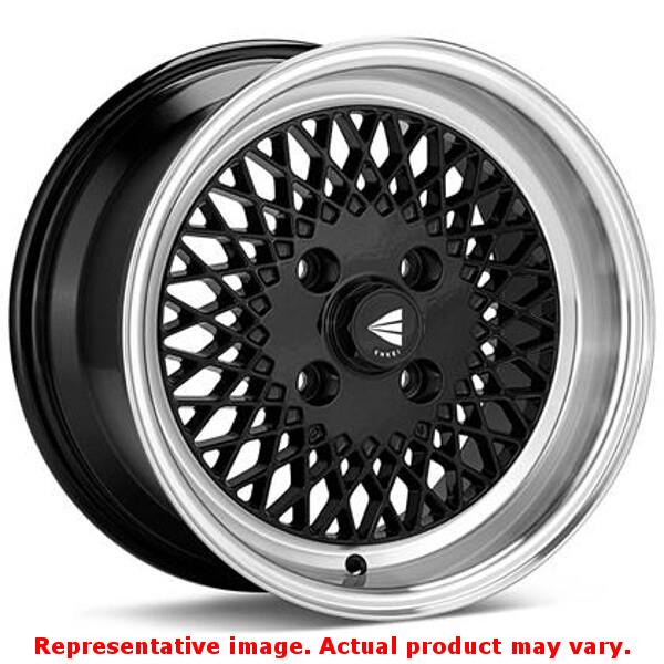 Enkei Classic Series   Enkei92 465 570 4938BK Black 15x7 4x100 72.6 38 Fits:UNI