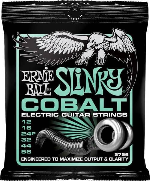 Ernie Ball Cobalt 2726 Not Even Slinky Electric Guitar Strings, Gauges .12 .56