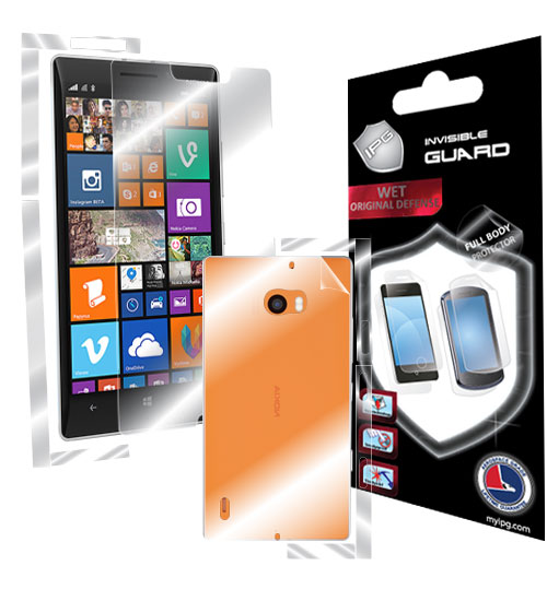 IPG Nokia Lumia 930 Invisible Skin Shield Maximum FULL BODY Cover Phone Protector Guard