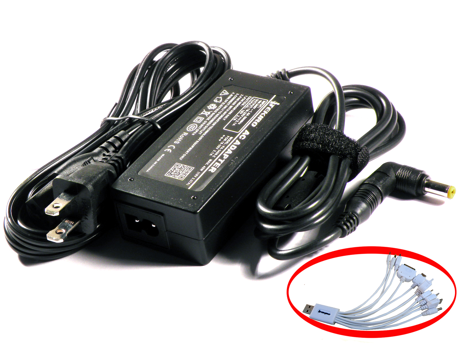 iTEKIRO AC Adapter Charger for Asus AD890326 Type 010ALF, EXA1204YH, 0A001 00340900, 90 XB0FN0PW00000Y