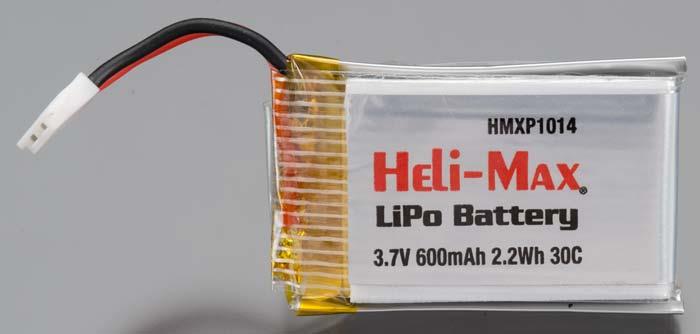 Heli Max LiPo 1S 3.7V 600mAh EC145 Scale CP HMXP1014