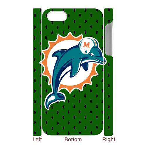 Miami Dolphins Back Cover Case for iPhone 5 5S IP 11013