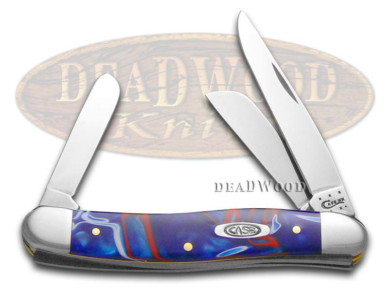 CASE XX Kirinite Patriot Synthetic Medium Stockman Stainless Pocket Knife Knives