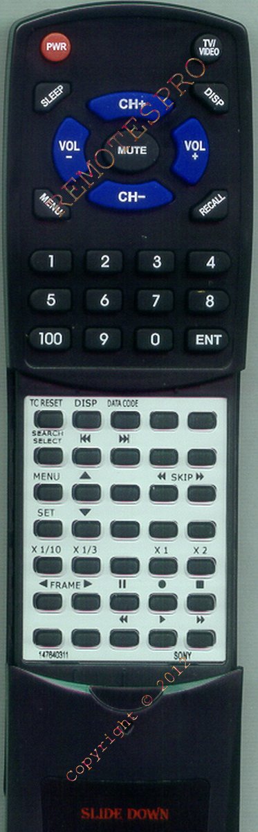 SONY Replacement Remote Control for 147640311, RMTDS11, DSR11