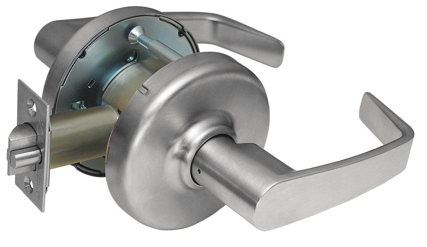 Corbin Russwin   CL3310 NZD 626   Door Lever Lockset, Angled, Passge, Grade 1