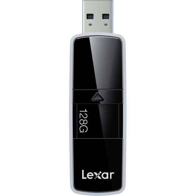 Lexar   LJDP20 128CRBNA   Lexar JumpDrive P20 USB 3.0 Flash Drive   128 GB   USB 3.0   Black   256 bit AES