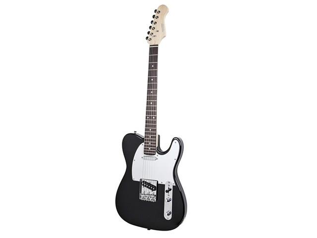 Retro Vision Solid Body Electric Guitar   Black