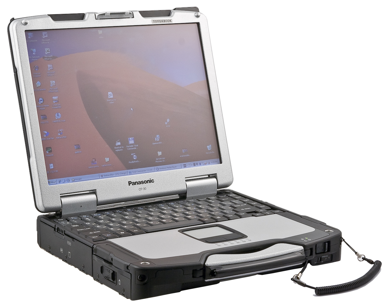 Panasonic Toughbook CF 30  Intel Core Duo 1.66GHz   2GB RAM   160GB Storage   13.3" Touchscreen Display   Windows XP Pro