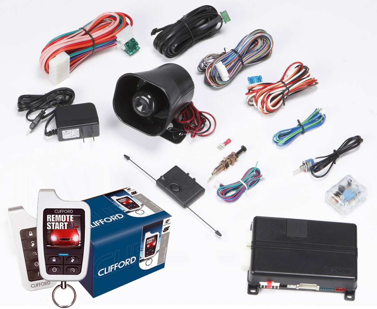 Clifford Responder HD ColorCode SST 2 Way Car Security and Remote Start 590.4X