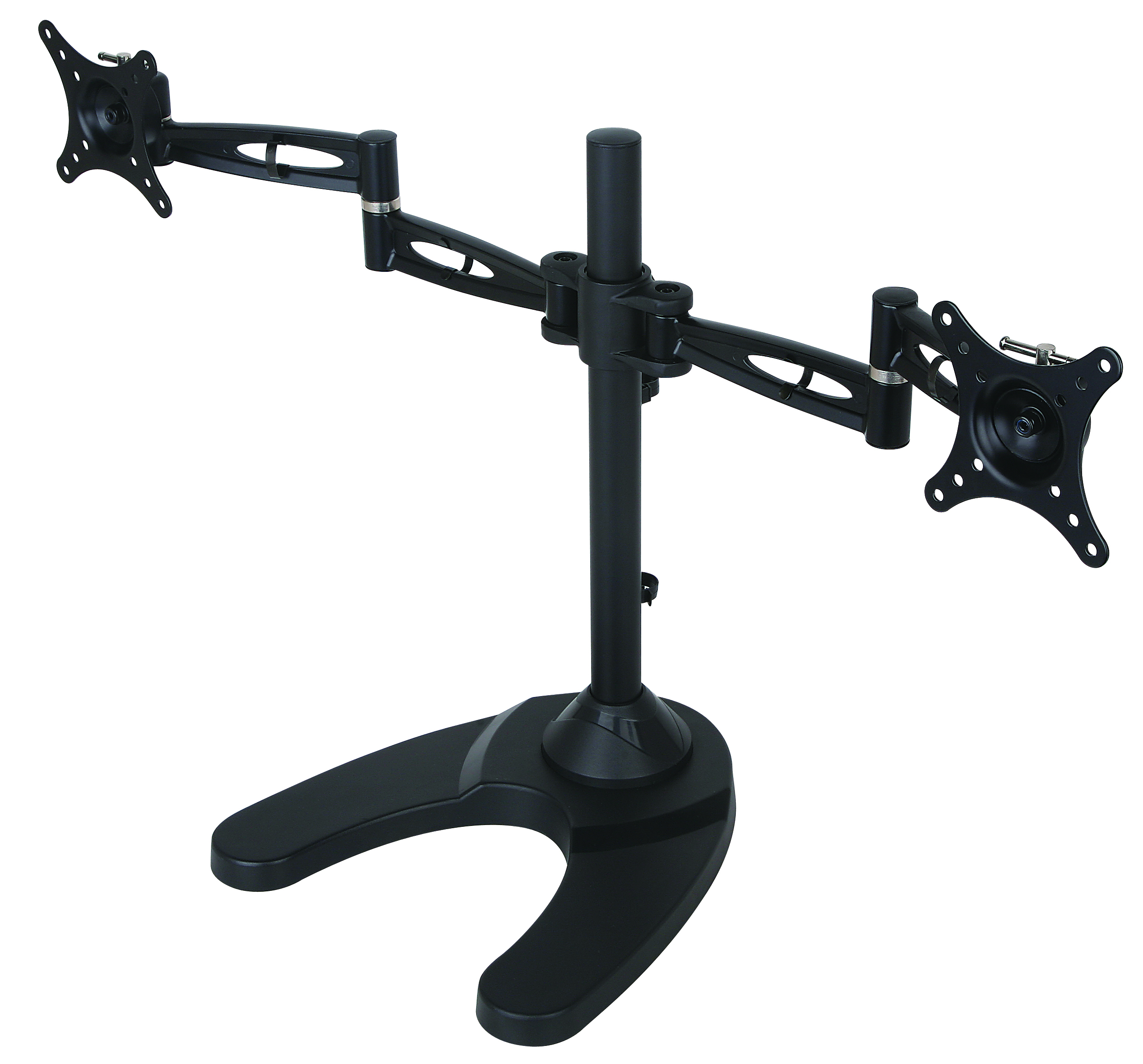 Dual LCD Monitor Desk Mount Stand Heavy Duty Fully Adjustable 2 Screens upto 27"