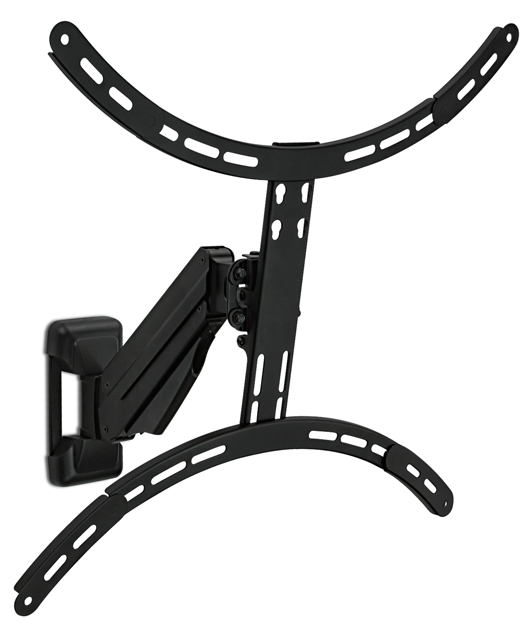Mount It! MI 340 Height Adjustable Swivel Full Motion Articulating Tilting TV and Computer Monitor Wall Mount Bracket for 23   65 inch Screen LCD LED Plasma 3D Flat Panel Screens (VESA Standard up to 