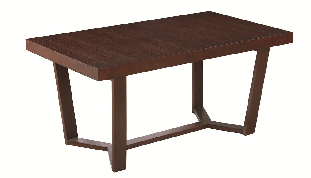 J&M Furniture Class Dining Table in Dark Oak