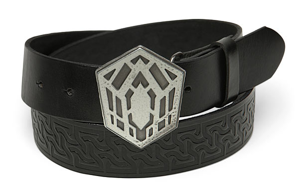 The Hobbit   Dwarven Logo Leather Belt S/M