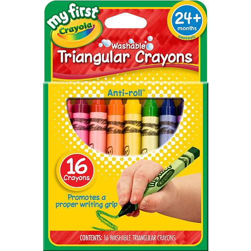 Crayola My First Washable Triangular Crayons CYO811316
