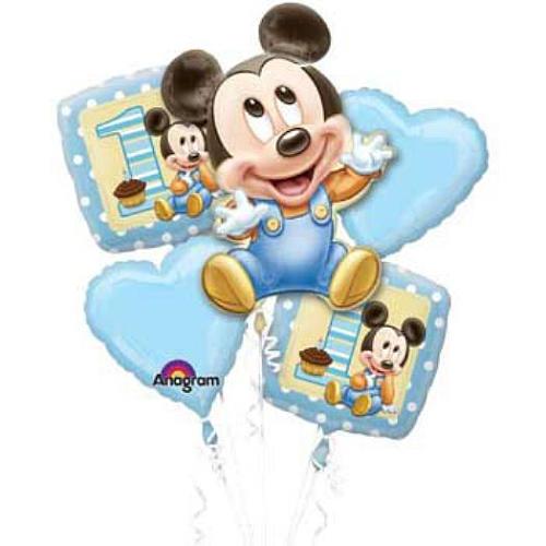 1st Birthday Disney Mickey Balloon Set