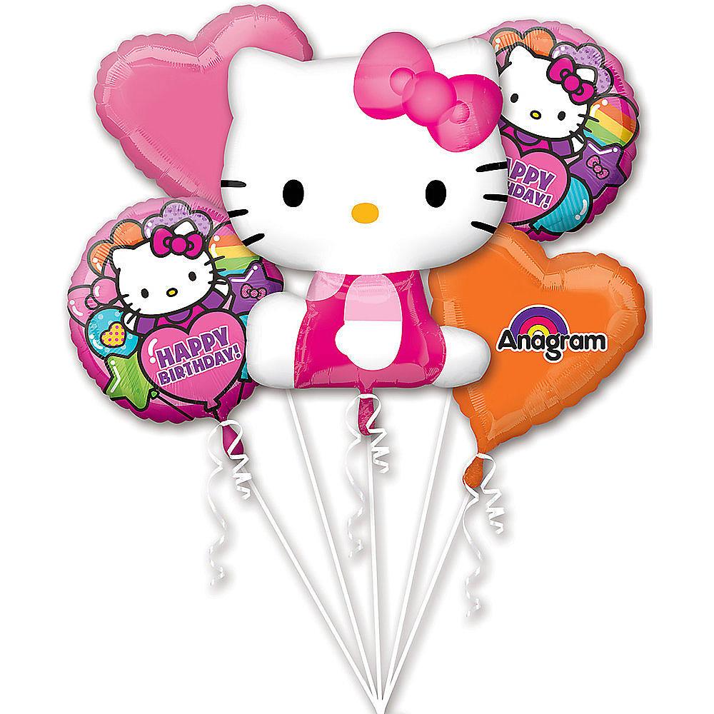 Hello Kitty Rainbow Balloon Bouquet