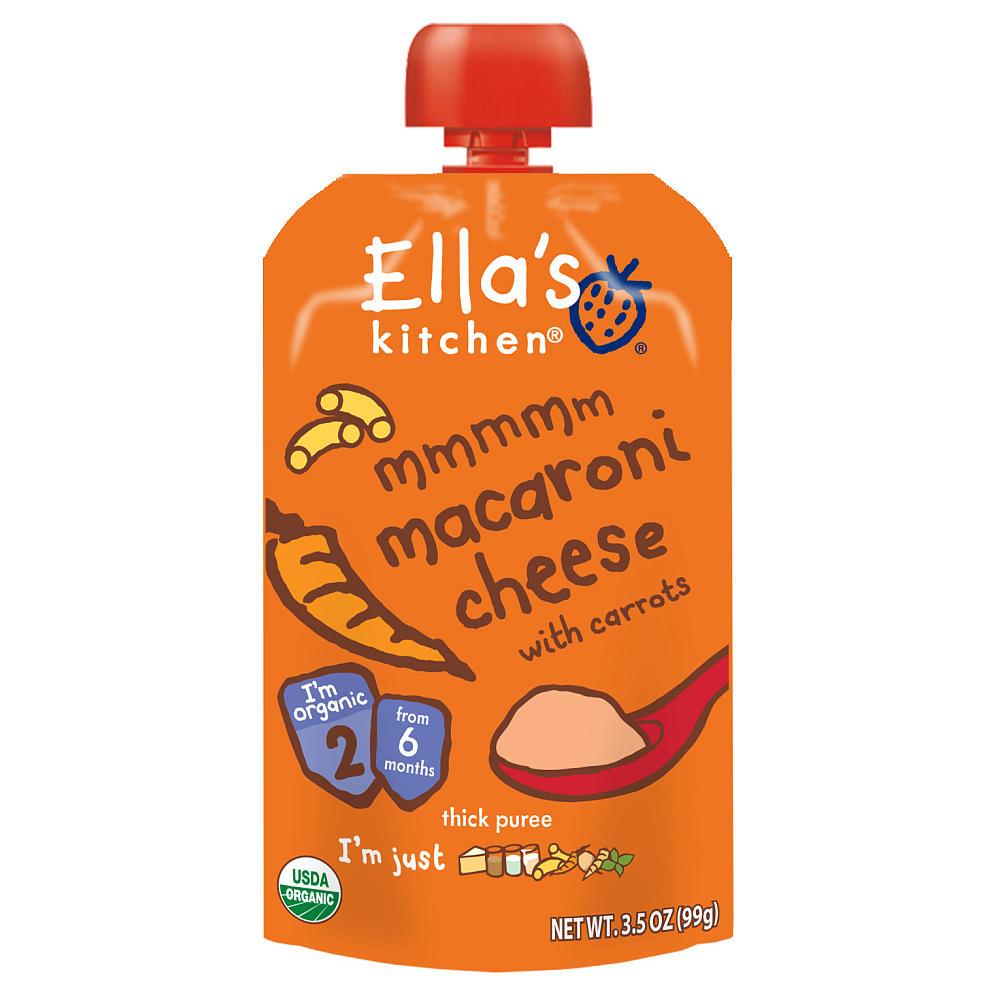 Ella's Kitchen Macaroni Cheese with Carrots 3.5 Ounce Pouch