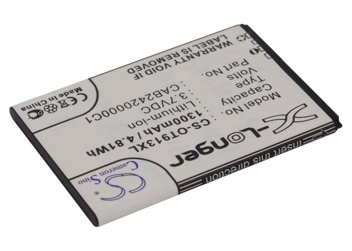 1300mAh Battery For ALCATEL One Touch 913, OT 927