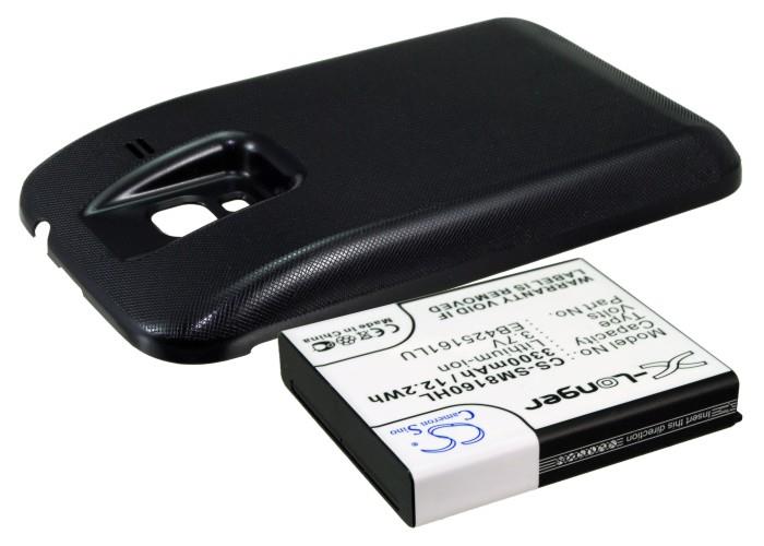 3300mAh Battery For SAMSUNG GT I8160P Extended Battery With Black Back Cover