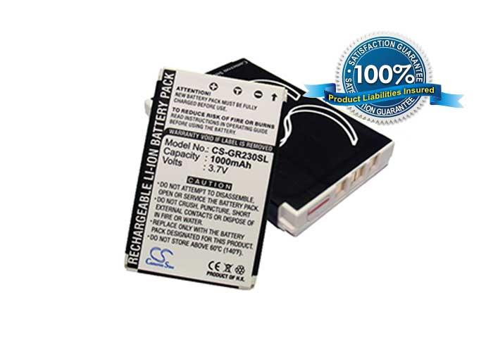 1000mAh Battery for Socket Communications Bluetooth GPS, AC4008 540