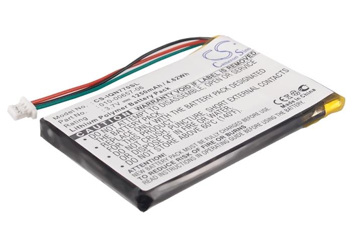 VinTrons Replacement Battery 1250mAh For GARMIN Nuvi 770, Nuvi 770T